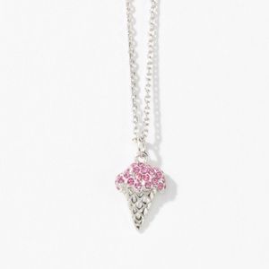 Touchstone Crystal ice cream cone necklace